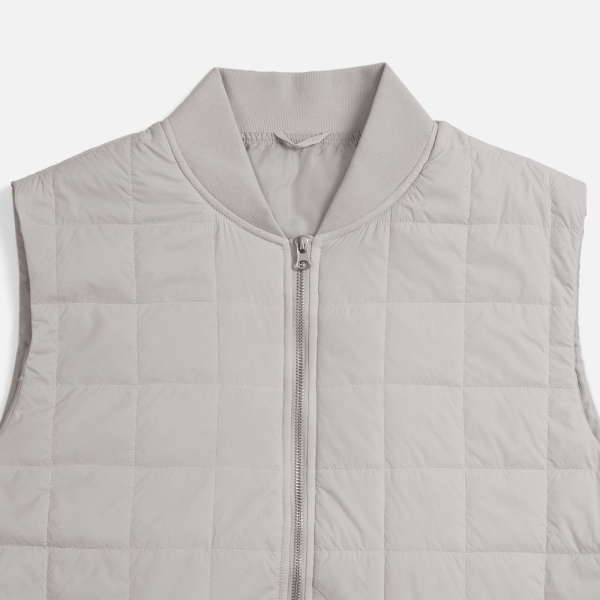 Жилет унисекс Warmbridge, светло-серый, S–4XL