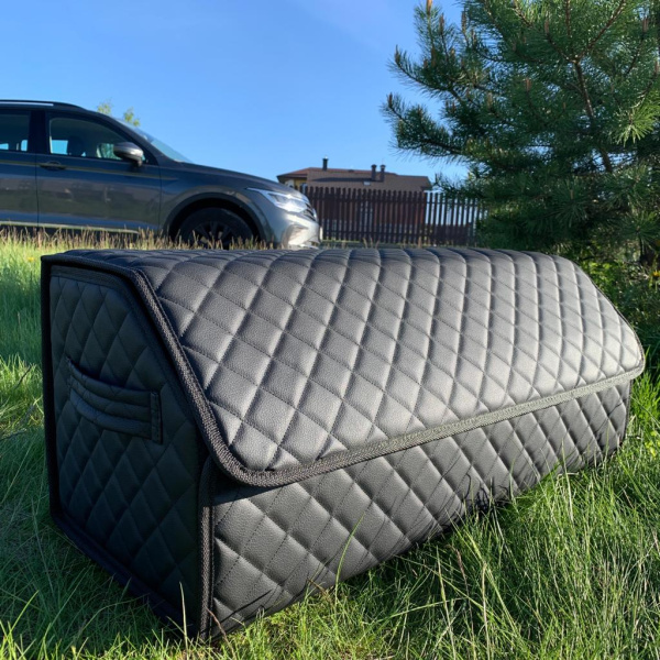 Автомобильный органайзер Кофр в багажник LUX CARBOX Усиленные стенки (размер 70х40см)