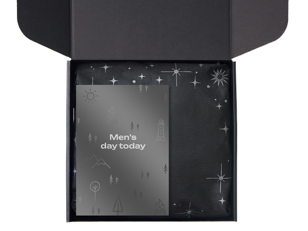 Подарочный набор «Re:m. Step»  с термосом, перчатками и сумкой, Цвет белый