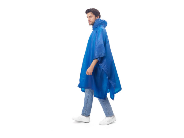 Пончо «Hawaii» c чехлом унисекс, Цвет классический синий