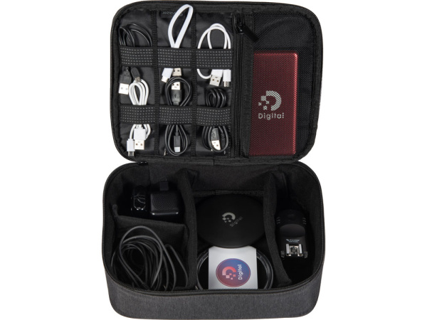 Органайзер для крупной электроники «District», Цвет темно-серый