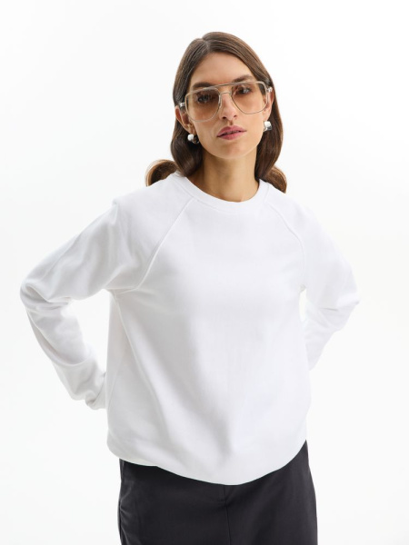 Свитшот унисекс Space, белый, XXS–3XL
