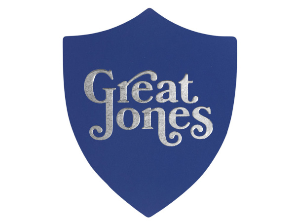 Патч «Щит», soft-touch, Цвет синий