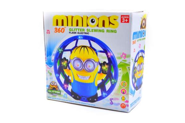 Minions Glitter Slewing Ring 360°