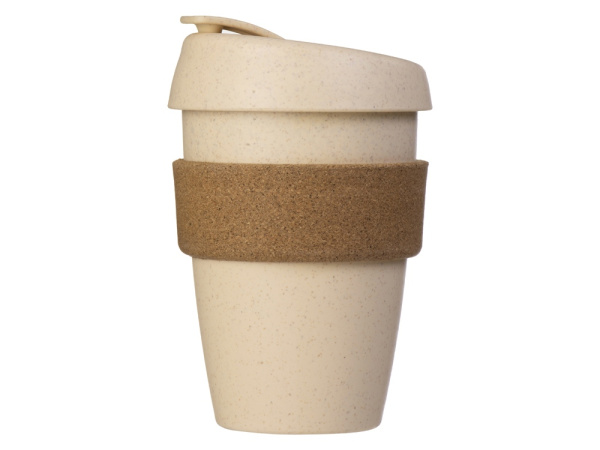 Стакан из пшеничного волокна с двойными стенками «Pino», Цвет натуральный, коричневый