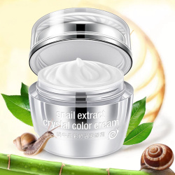 Кристальный крем - основа под макияж с экстрактом улитки Rorec Snail Extract Crystal Color Cream, 50