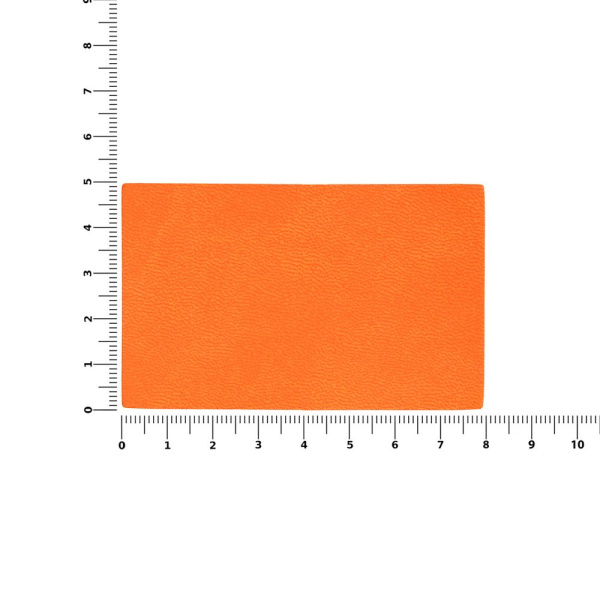 Лейбл Listra Latte, XL, оранжевый, 5х8 см