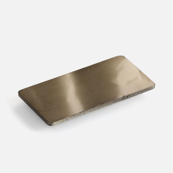 Значок Magnet Matto, бронзовый, 2x4 см