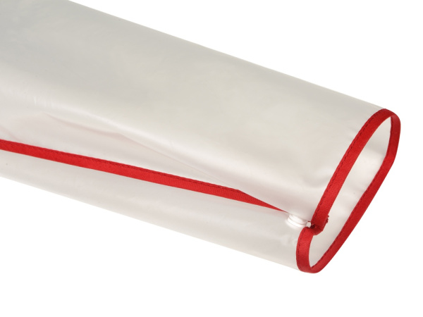 Дождевик «Providence» c чехлом, унисекс, Размер XL-2XL, Цвет прозрачный/красный