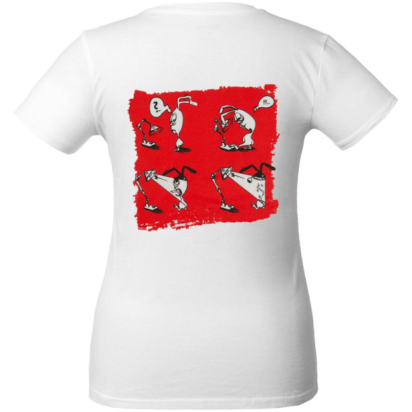 Футболка женская «Ногиотушей», белая, S–XL