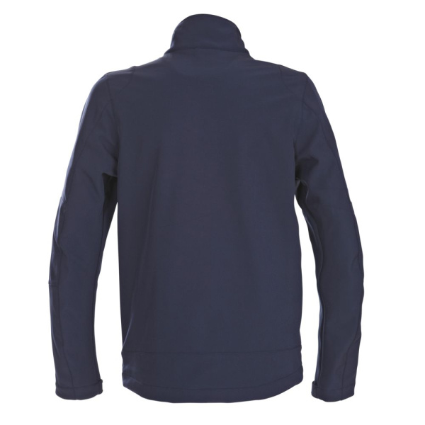 Куртка софтшелл мужская Trial, темно-синяя, S–3XL