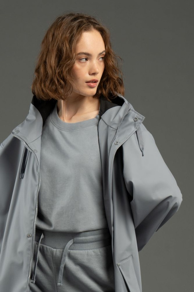 Футболка унисекс оверсайз T3, серая, XS–XXL
