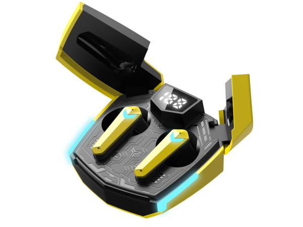 Наушники беспроводные игровые «GTWS-2», Цвет желтый