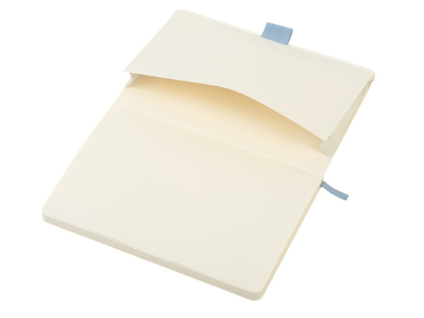 Блокнот А5 в гибкой обложке «Vision 2.0» soft-touch, Размер А5, Цвет голубой