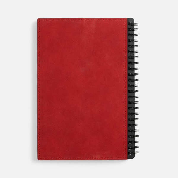 Ежедневник Notera, недатированный, красный, 15х21,1х1,9 см