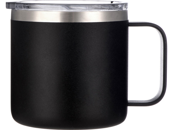 Стальная кружка с двойными стенками «Alaska», Цвет черный