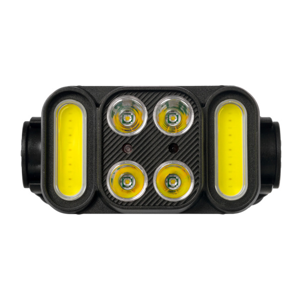 FOCUSray 1305 акку 18650 1200 мАН 3,7V .сенсор,индикатор зарядки,4 диода  4W+ 2 СОВ 3W 1/180, шт