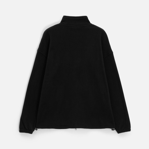 Куртка флисовая унисекс Nebo, черная, S–3XL