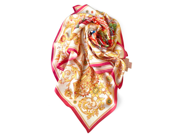 Платок «Собор Василия Блаженного», Цвет разноцветный