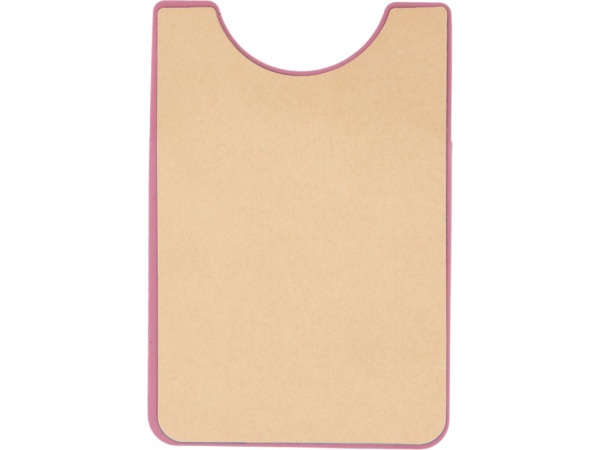 Картхолдер для телефона с держателем «Trighold», Цвет пыльно-розовый