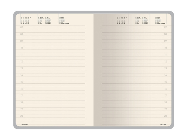 Ежедневник недатированный А5 «Vincent», Размер A5, Цвет красный