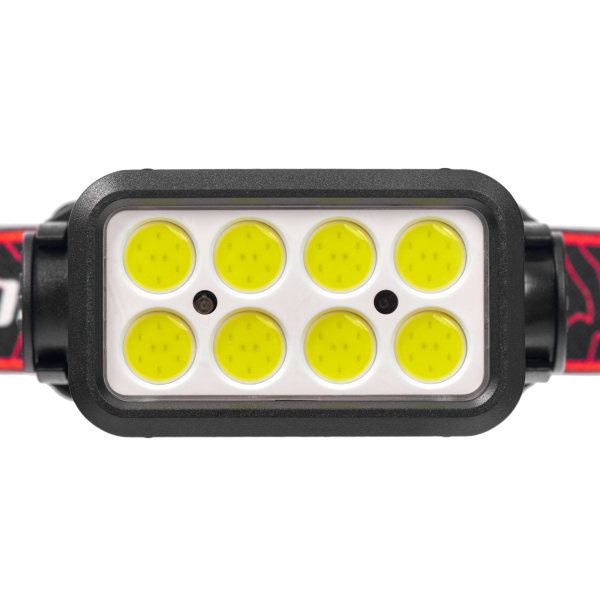 FOCUSray 1301  8 диодов 3W COB,акку 18650 1200 мАН,3,7V встроенный,сенсор,индикатор заряда 1/180, шт