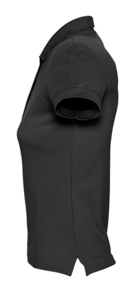 Рубашка поло женская Passion 170, черная, S–XXL