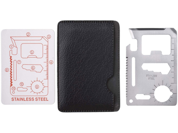 Мультиинструмент «Saki», Цвет черный, серебристый