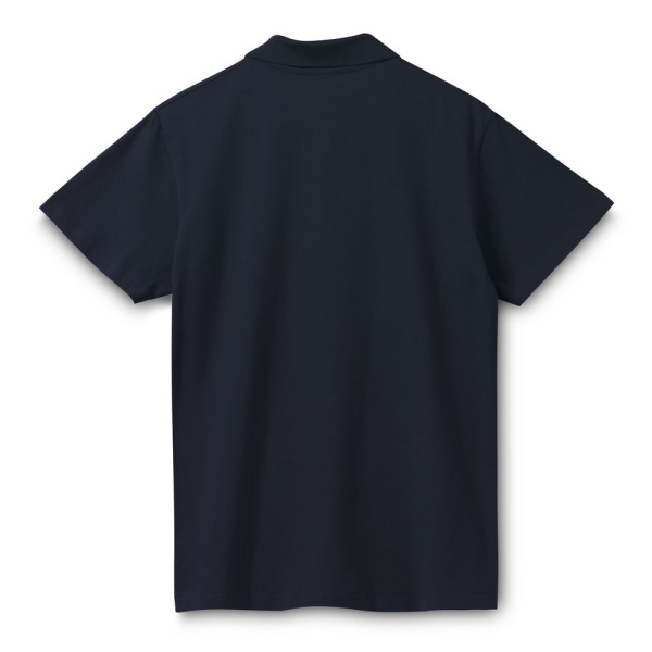 Рубашка поло мужская Spring 210 темно-синяя (navy), S–5XL