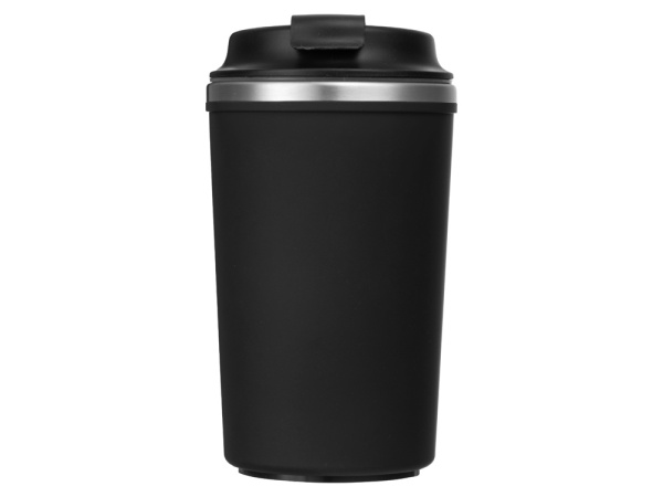 Герметичная термокружка на присоске «Kick», 350 мл, Цвет черный