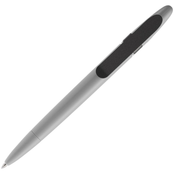 Ручка шариковая Prodir DS5 TSM Metal Clip, серая, 14,5х1,1 см
