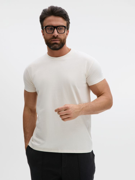 Футболка Imperial 190, молочно-белая, XS–3XL
