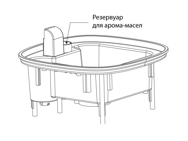 Увлажнитель воздуха «Fort», Цвет черный