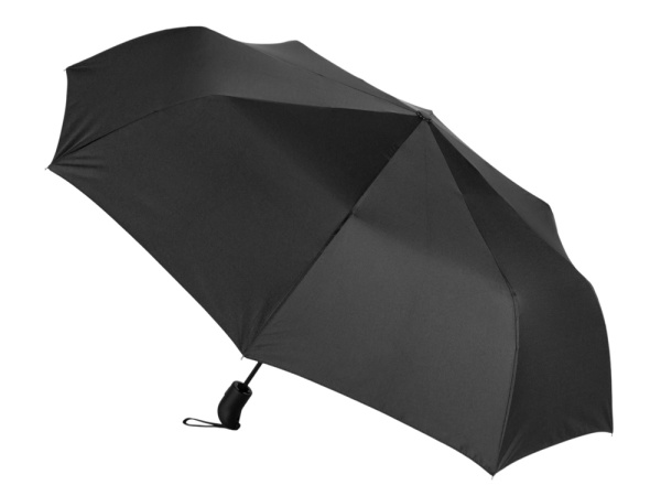 Подарочный набор с зонтом и термобутылкой в шопере, Цвет черный