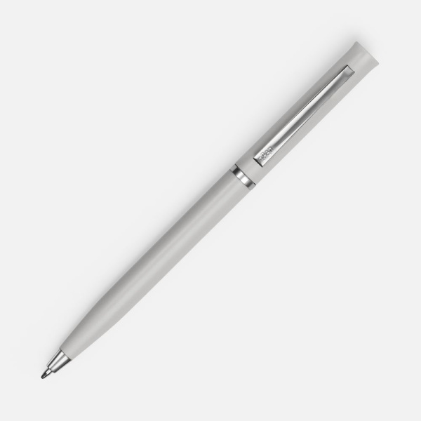 Ручка шариковая Euro Chrome, серая, 13,3х0,8 см