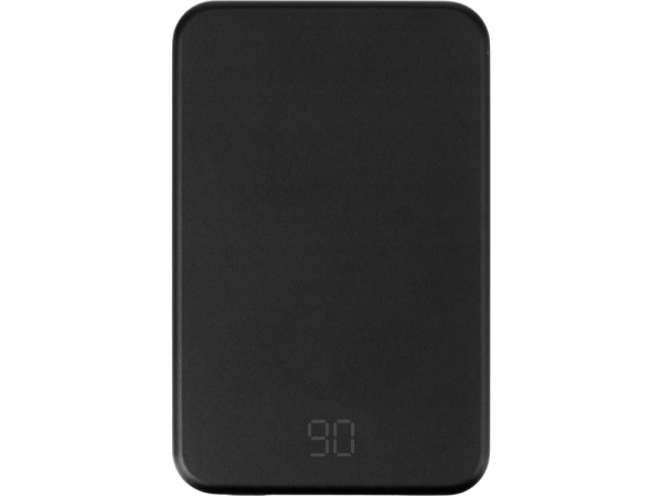 Магнитный беспроводной внешний аккумулятор «Razor», металл, 5000 mAh, Цвет черный