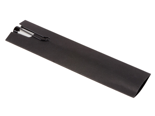 Металлическая шариковая ручка «Black Lama» soft-touch, Цвет серебристый, черный