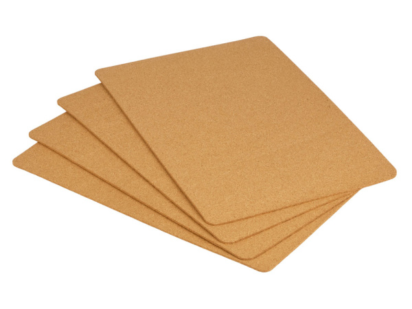 Набор подставок под горячее из пробки «Dinner», Цвет натуральный