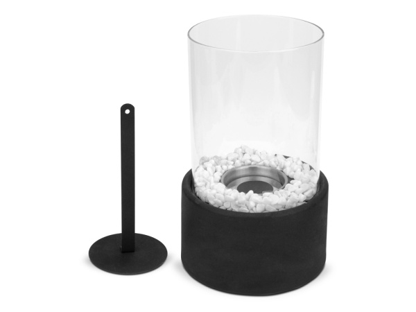 Биокамин «Hygge», Цвет черный/прозрачный