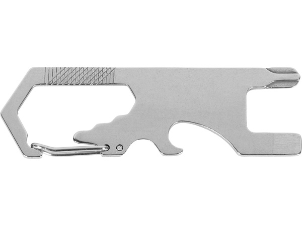 Мультиинструмент «Carabiner», Цвет серебристый