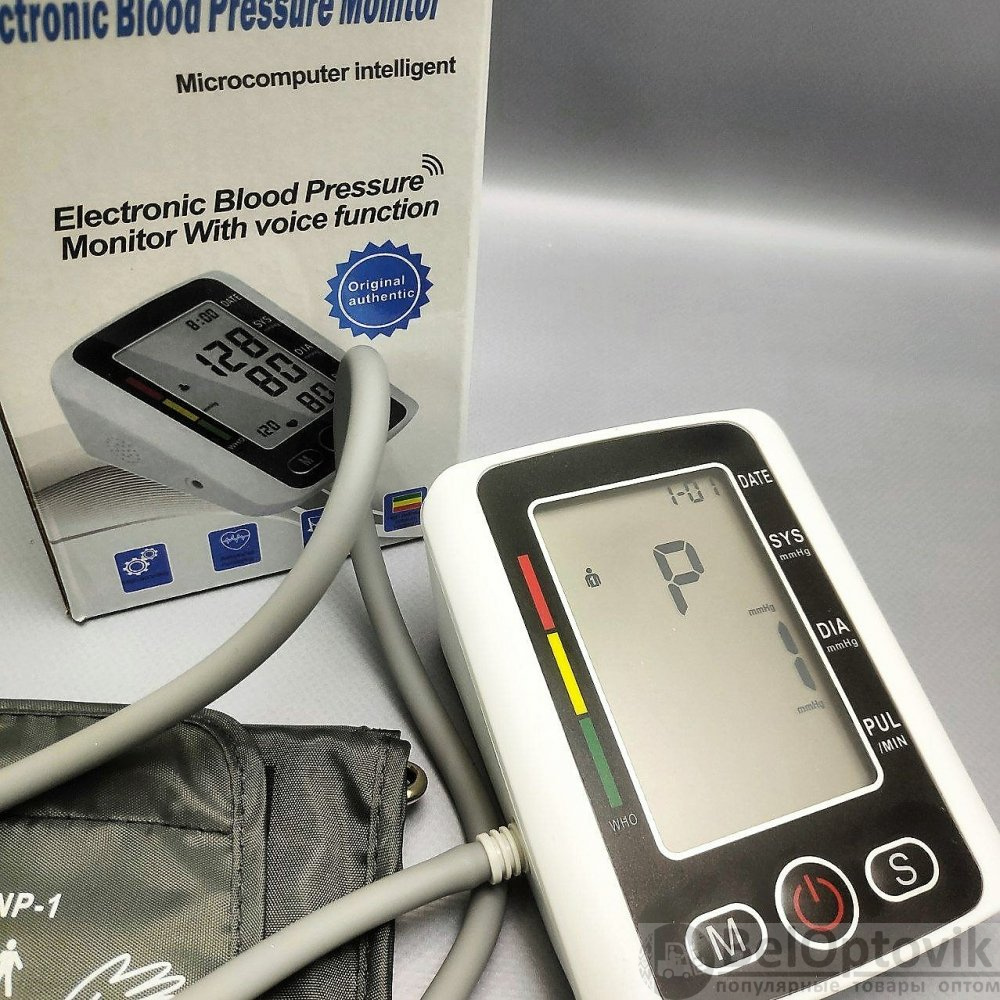 Автоматический электронный тонометр Electronic Blood pressure monitor