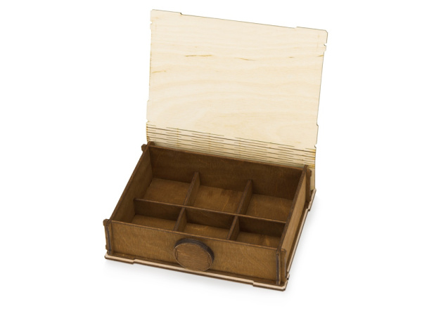 Подарочная коробка «Тайна», Цвет натуральный/орех