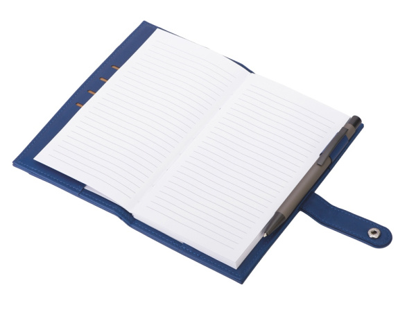 Блокнот-портфолио А6 «Wall Street», Цвет синий