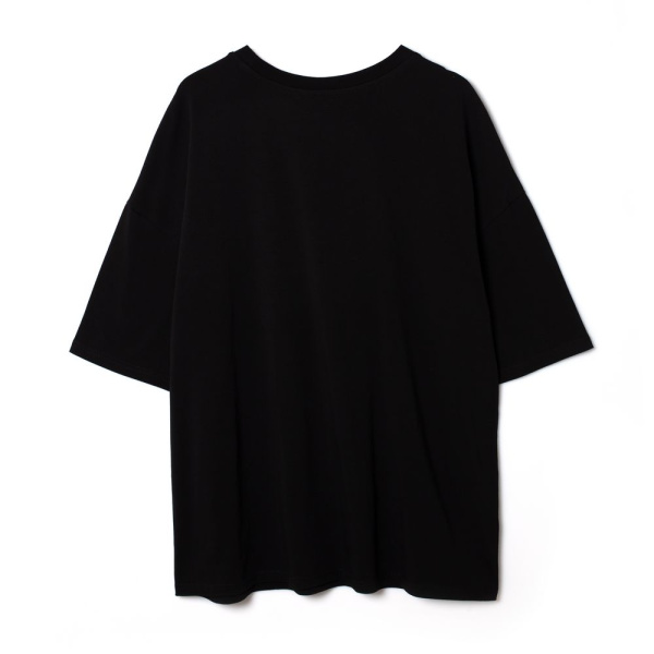 Футболка унисекс оверсайз Crosstown, черная, S–XXL