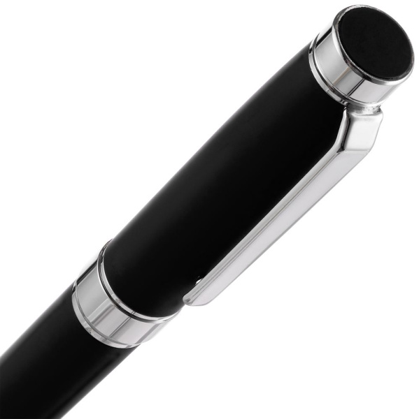Ручка шариковая Broad Ring Soft Touch, черная, 14,1x1,2 см