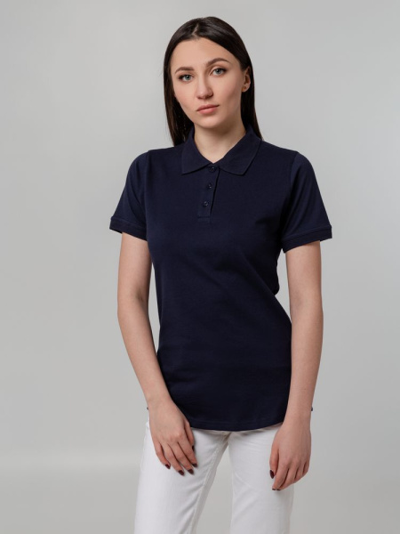 Рубашка поло женская Virma Stretch Lady, темно-синяя, S–XL
