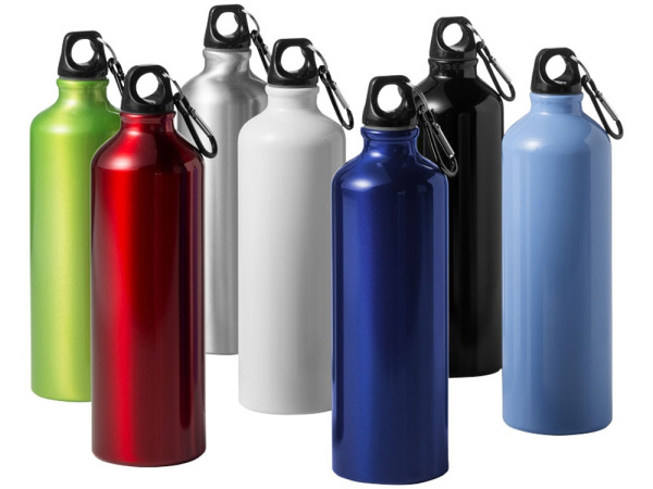 Алюминиевая бутылка «Oregon» с карабином, Цвет лайм