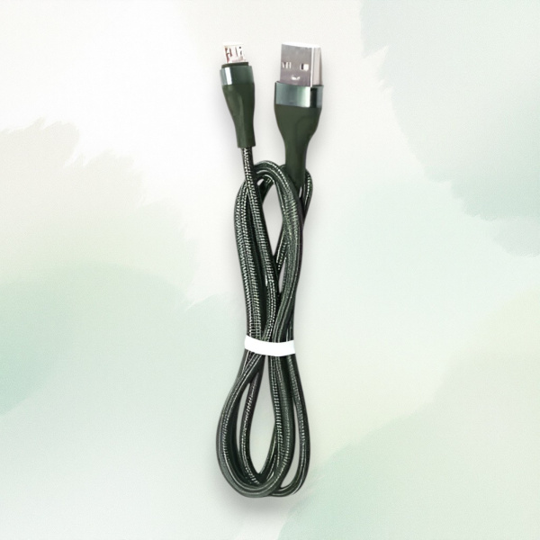 Кабель MRM MR81m USB Type-A - Micro, длина 1000мм, зеленый / Прочность и компактность для современных устройств