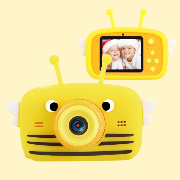 Оригинальный детский цифровой фотоаппарат "Пчелка" Children's Fun Camera (2 камеры и встроенная памя