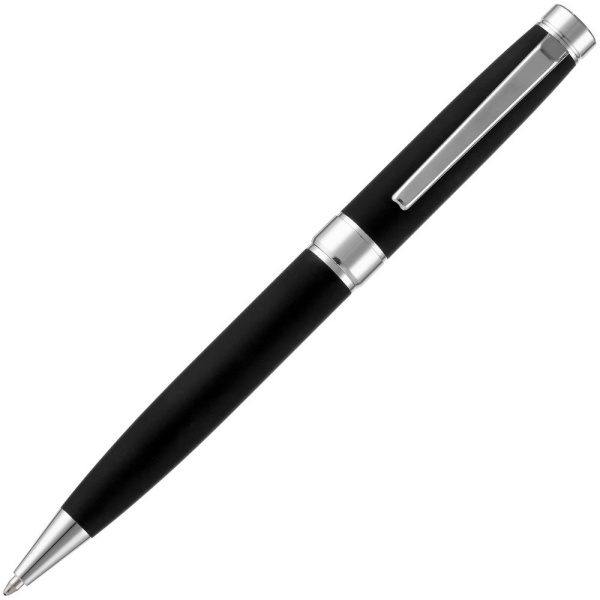 Ручка шариковая Broad Ring Soft Touch, черная, 14,1x1,2 см